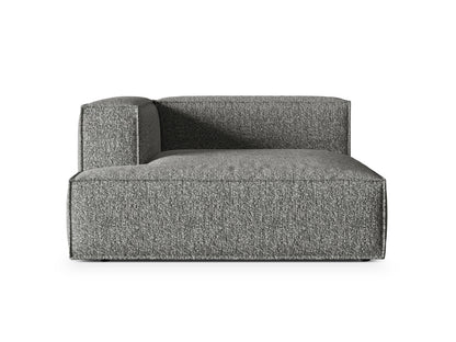 Chaiselongue Bouclé Anthrazit Nuria — Graphite