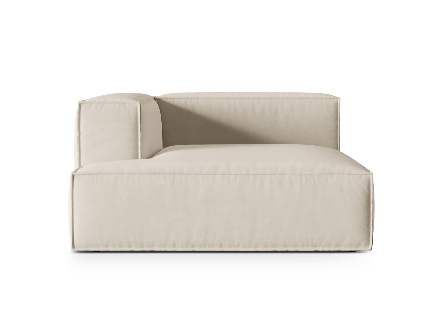 Nuria Chaise Longue, 147x147 cm — Beige / Left