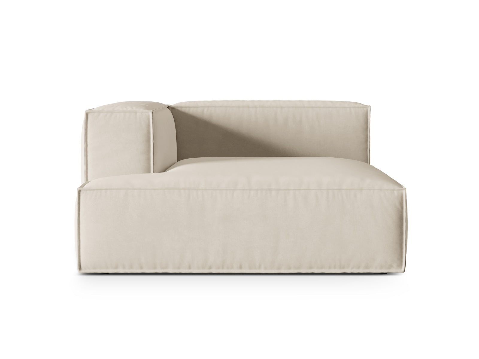 Nuria Chaise Longue, 147x147 cm — Beige / Left