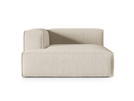 Nuria Chaise Longue, 147x147 cm — Beige / Left