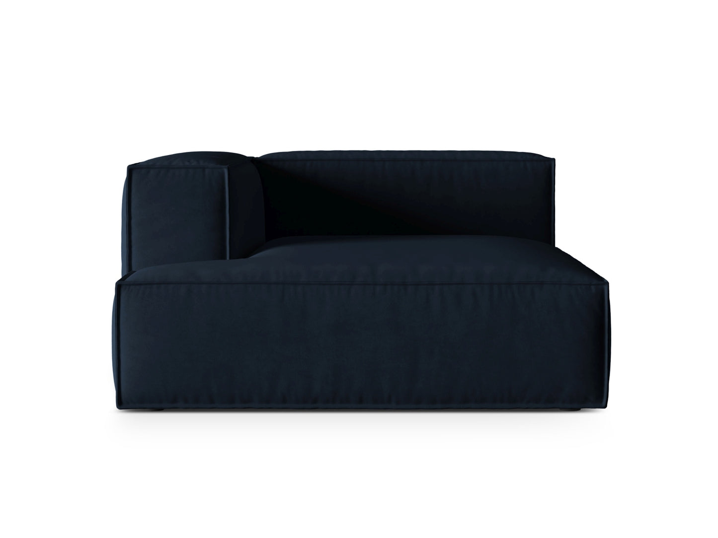 Nuria Chaise Longue, 147x147 cm — Dark Blue / Left