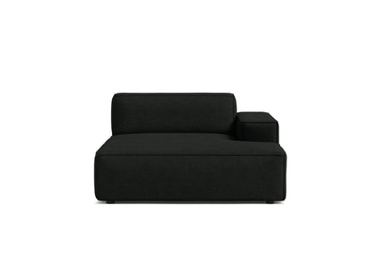 Jodie Chaise Longue, 102x162 cm — Black / Right