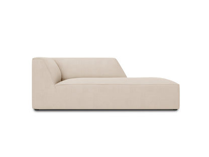 Ruby Chaise Longue, 93x180 cm — Beige / Right