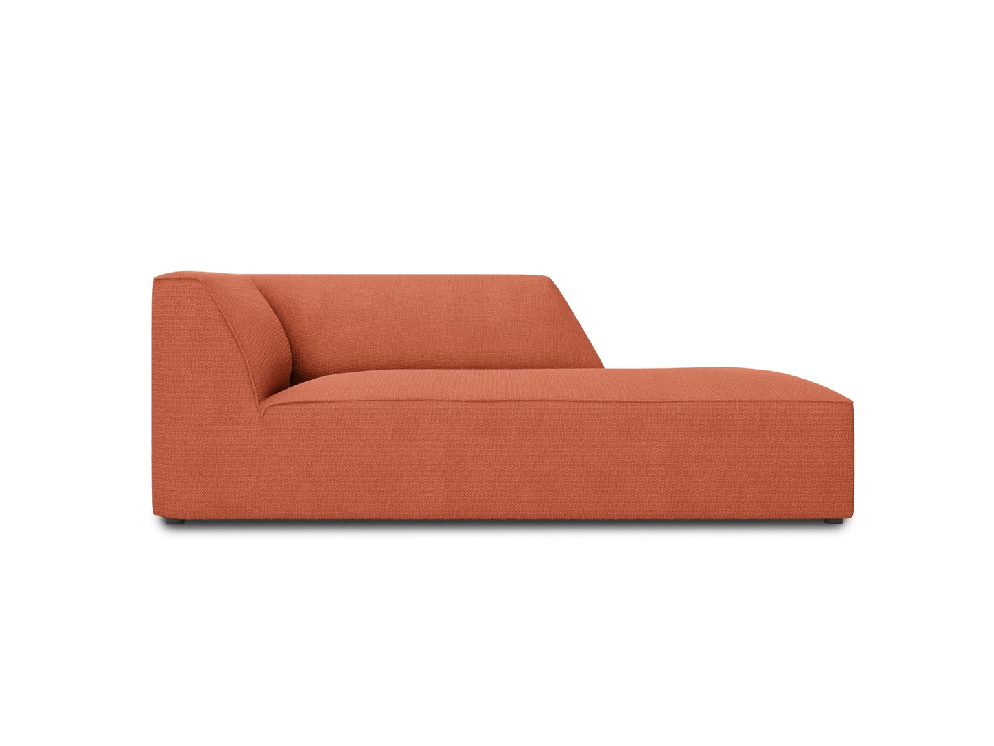 Ruby Chaise Longue, 93x180 cm — Coral / Right