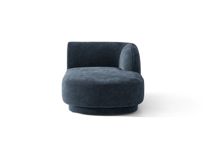 Miley Chaise Longue, 2 Seats, 90x156 cm — Royal Blue / Right
