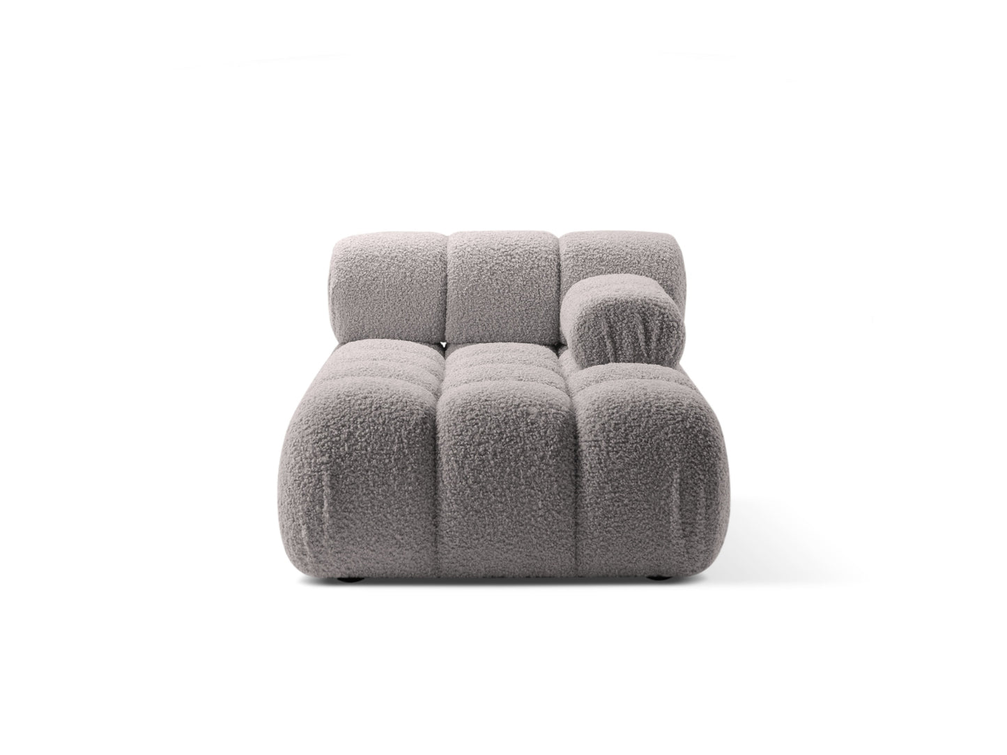 Bellis Chaise Longue, 94x155 cm — Light Grey / Right