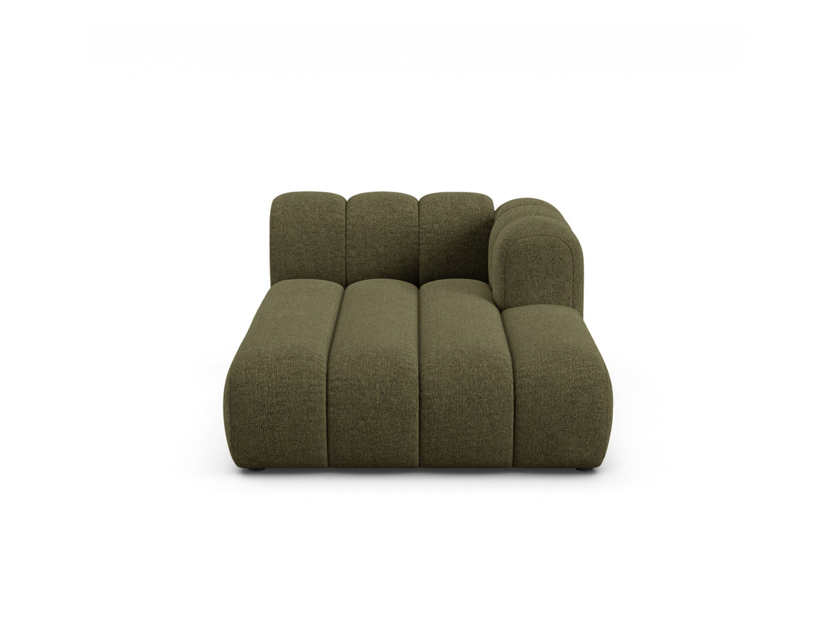 Lupine Chaise Longue, 2 Seats, 117x177 cm — Green / Right