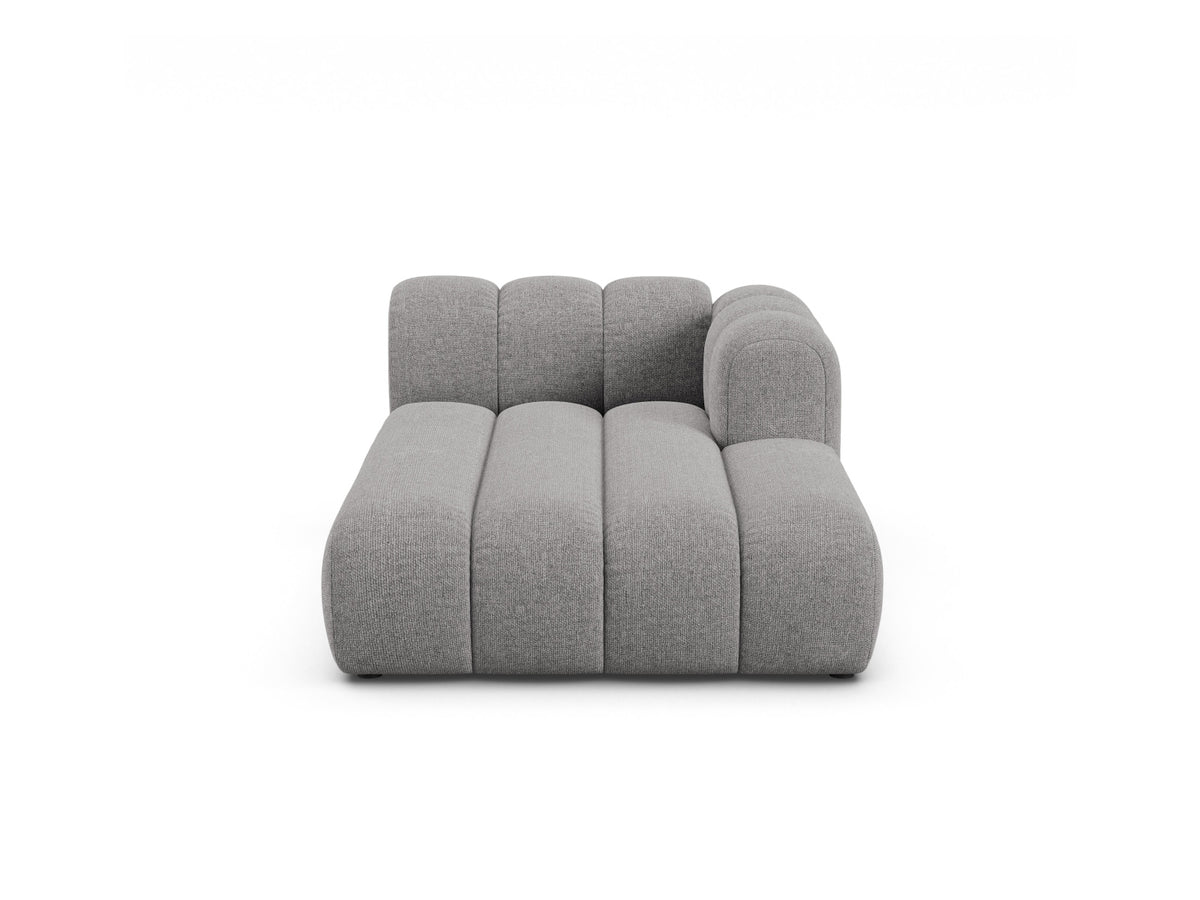 Lupine Chaise Longue, 2 Seats, 117x177 cm — Light Grey / Right