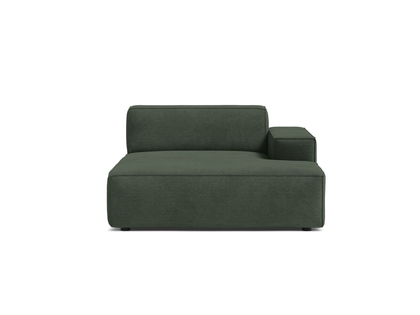 Jodie Chaise Longue, 102x162 cm — Moss Green / Right