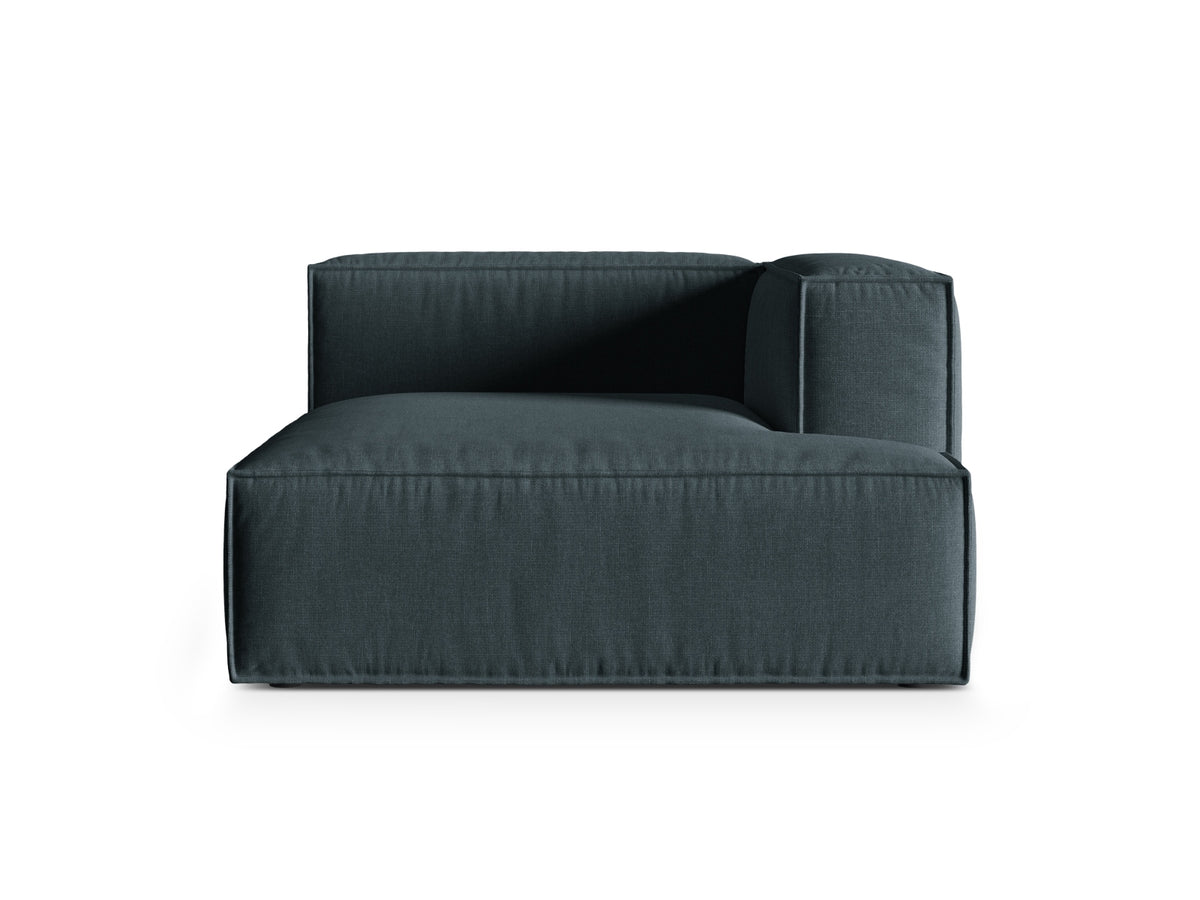 Nuria Modular Chaise Longue, 127x147 cm — Deep Petrol / Right