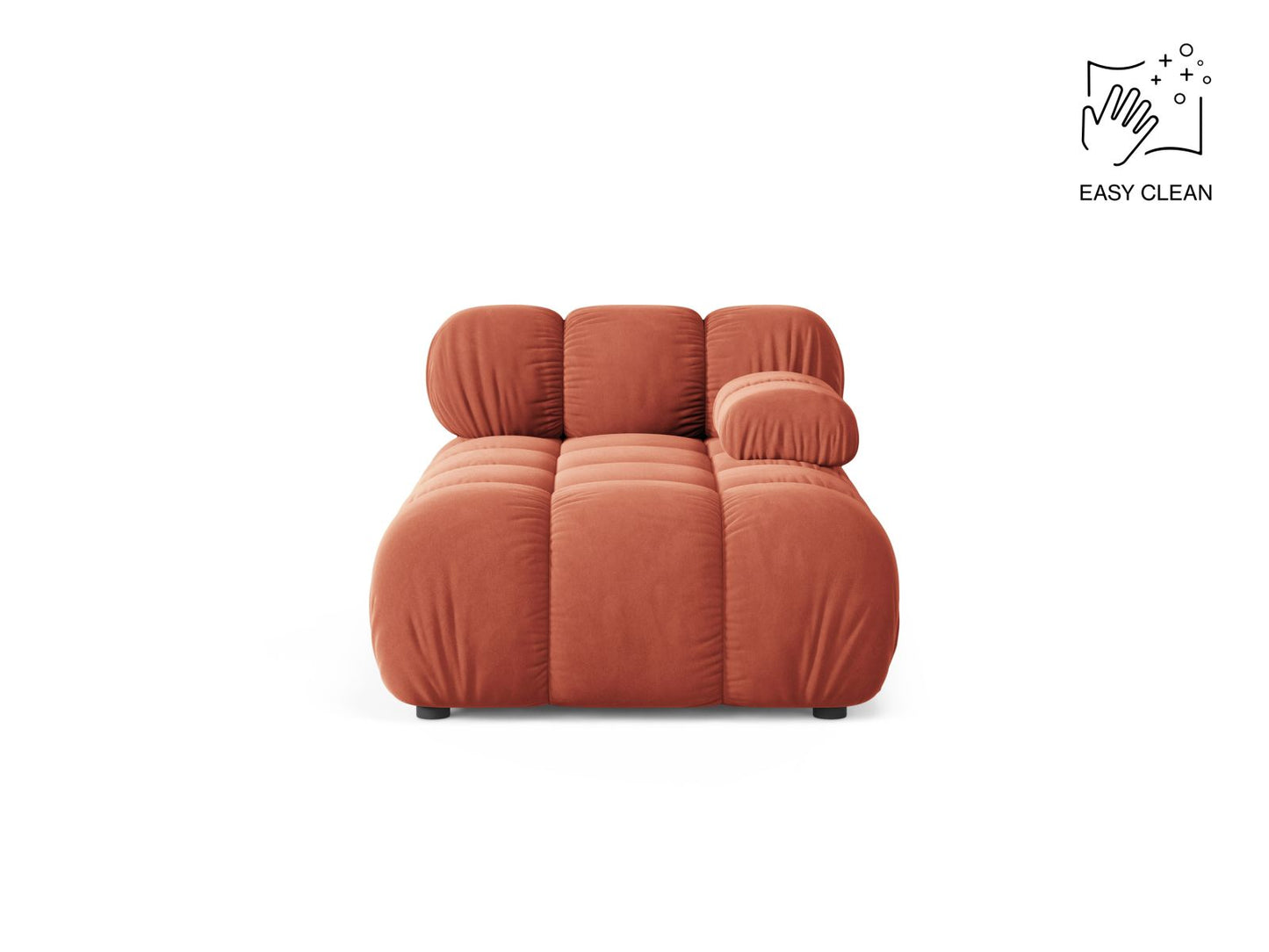 Bellis Chaise Longue, 94x155 cm — Coral / Right
