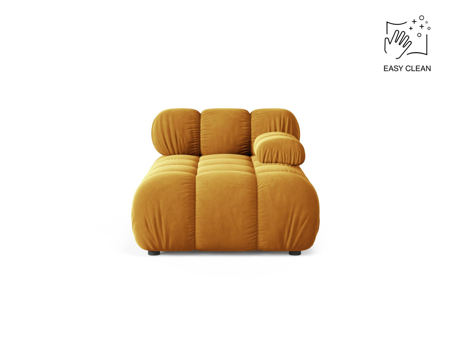 Bellis Chaise Longue, 94x155 cm — Yellow / Right