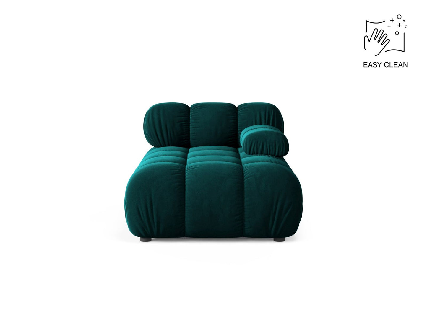 Bellis Chaise Longue, 94x155 cm — Deep Petrol / Right