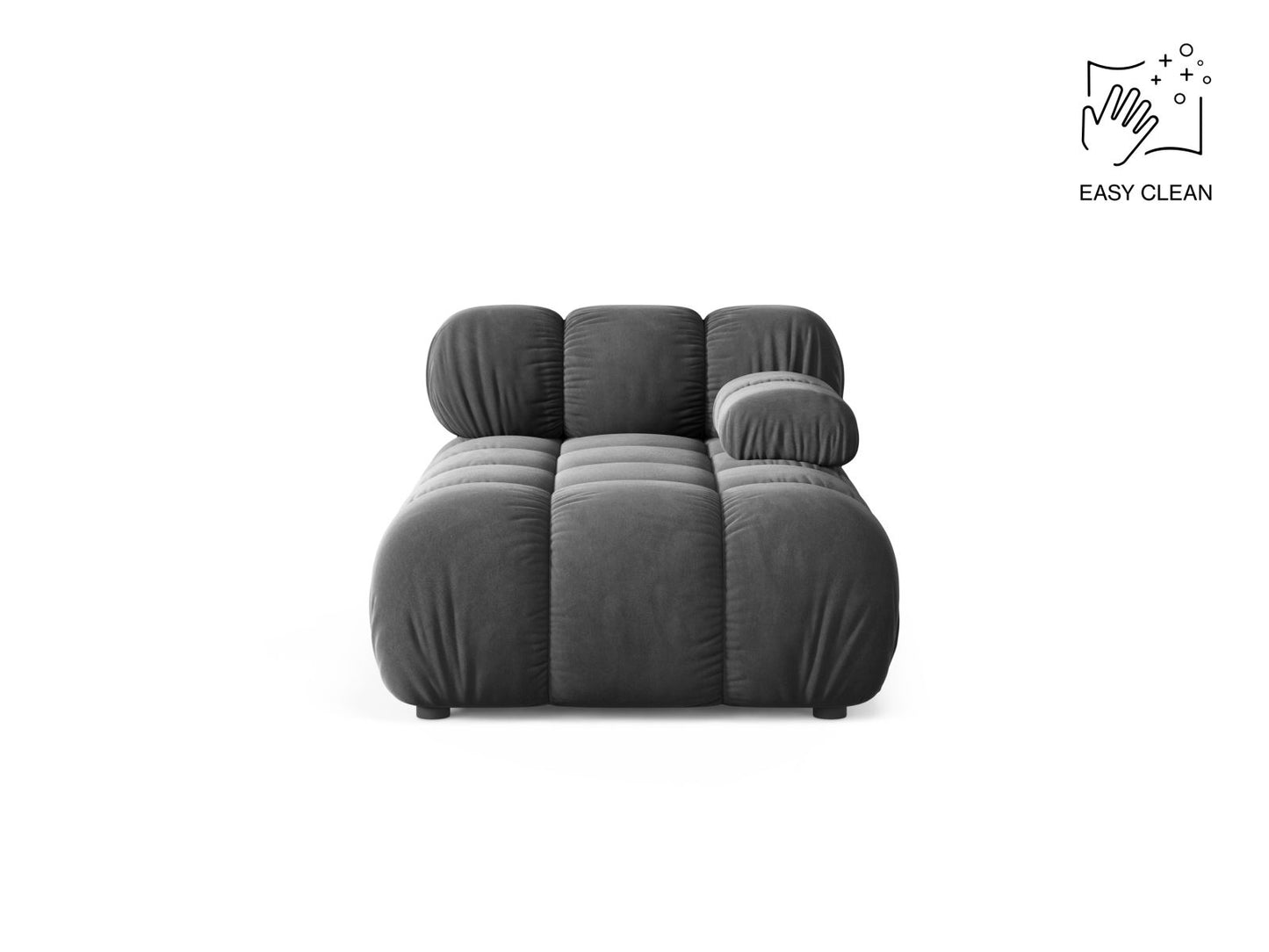 Bellis Chaise Longue, 94x155 cm — Grey / Right