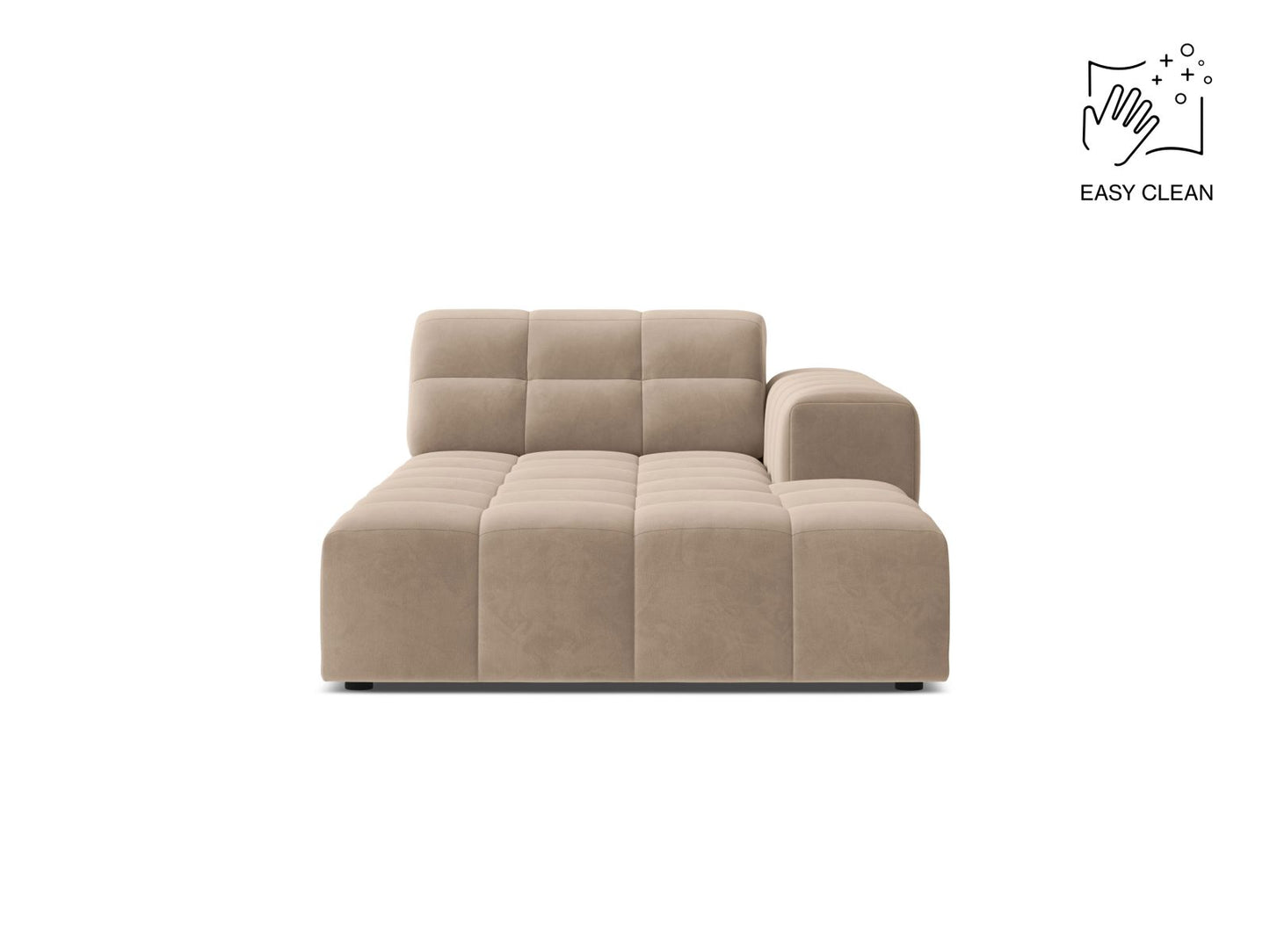 Jennifer Chaise Longue, 108x167 cm — Beige / Right