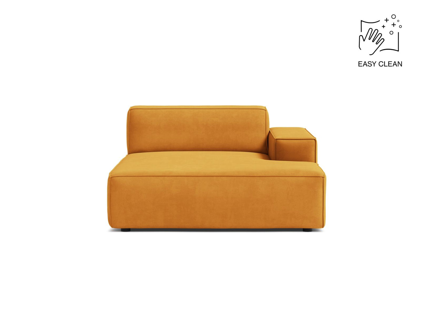 Jodie Chaise Longue, 102x162 cm — Yellow / Right