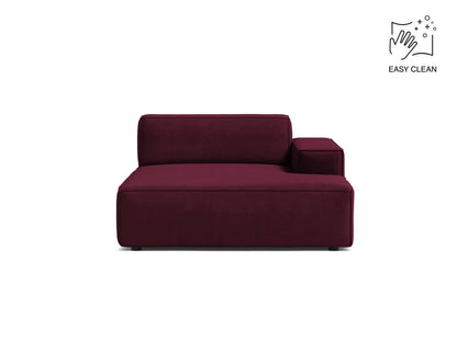 Jodie Chaise Longue, 102x162 cm — Burgundy / Right