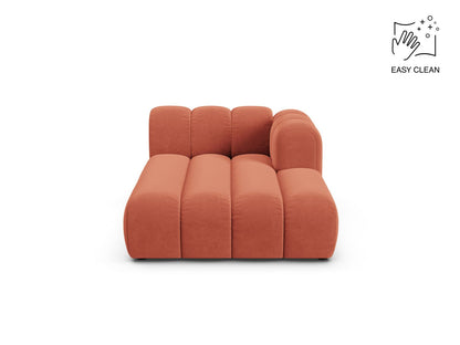 Lupine Chaise Longue, 2 Seats, 117x177 cm — Coral / Right