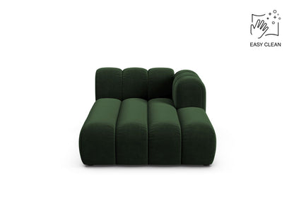 Lupine Chaise Longue, 2 Seats, 117x177 cm — Bottle Green / Right