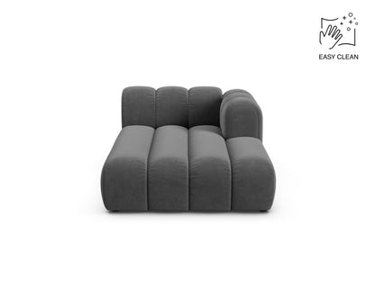 Lupine Chaise Longue, 2 Seats, 117x177 cm — Grey / Right