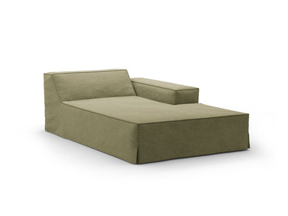 Jodie Chaise Longue, 102x162 cm — Light Green / Right