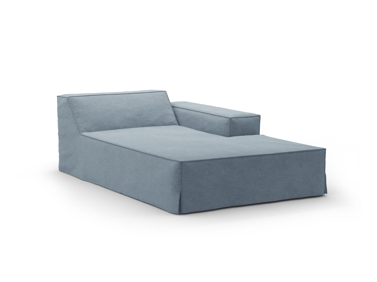 Jodie Chaise Longue, 102x162 cm — Muted Blue / Right