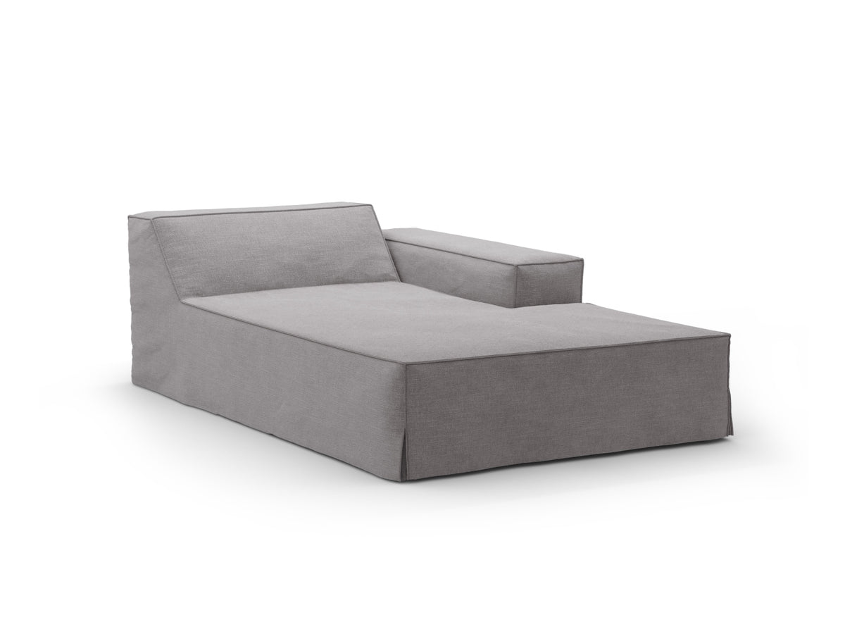 Jodie Chaise Longue, 102x162 cm — Warm grey / Right