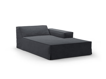 Jodie Chaise Longue, 102x162 cm — Grey And Blue / Right
