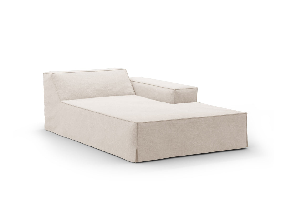 Jodie Chaise Longue, 102x162 cm — Beige / Right