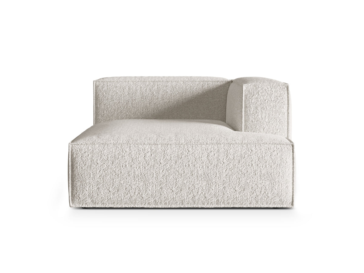 Nuria Chaise Longue, 127x147 cm — Grey Beige Melange / Right