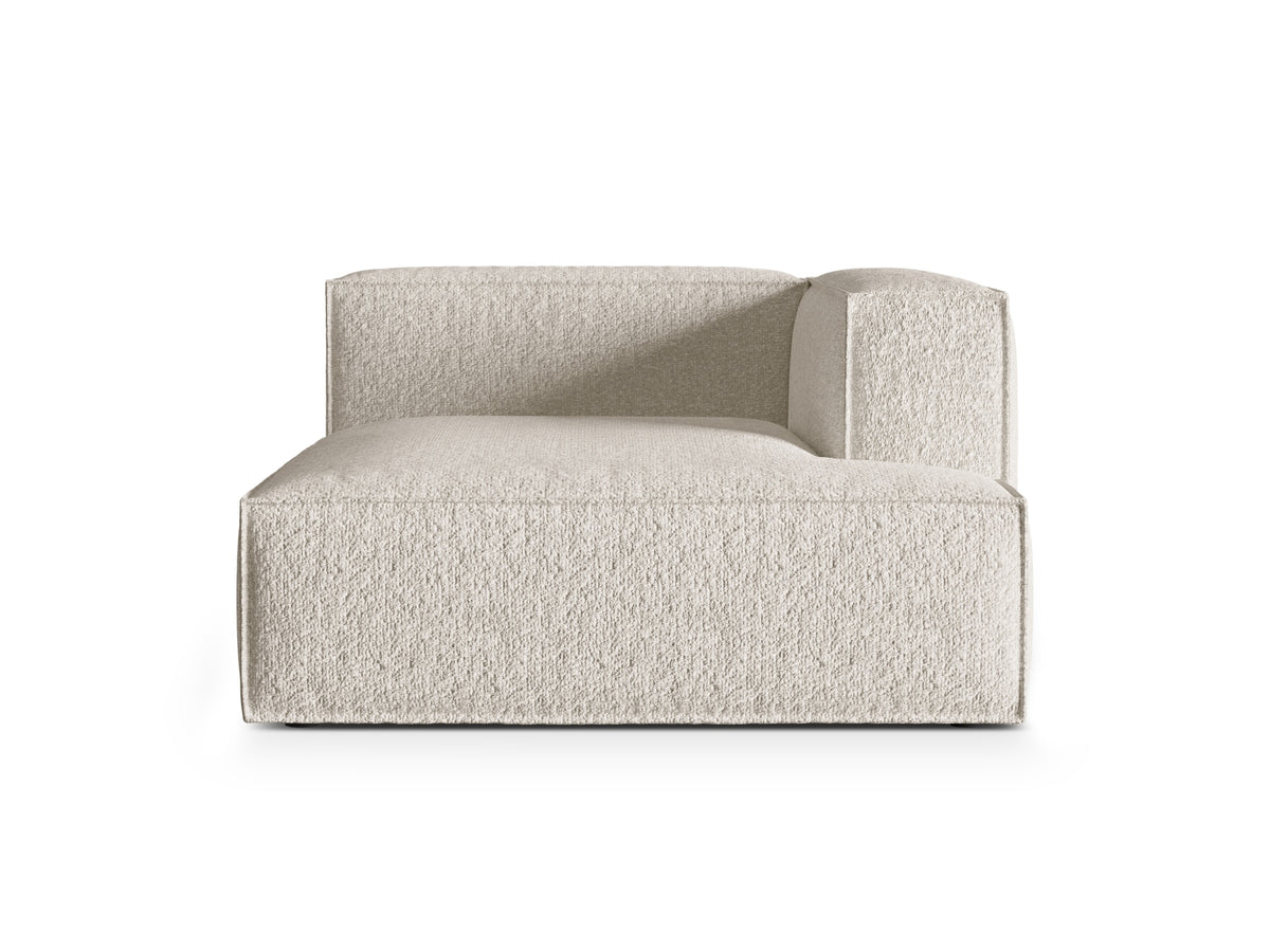 Nuria Chaise Longue, 127x147 cm — Beige / Right