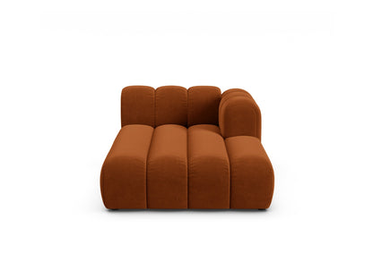 Lupine Chaise Longue, 2 Seats, 117x177 cm — Terracotta / Right