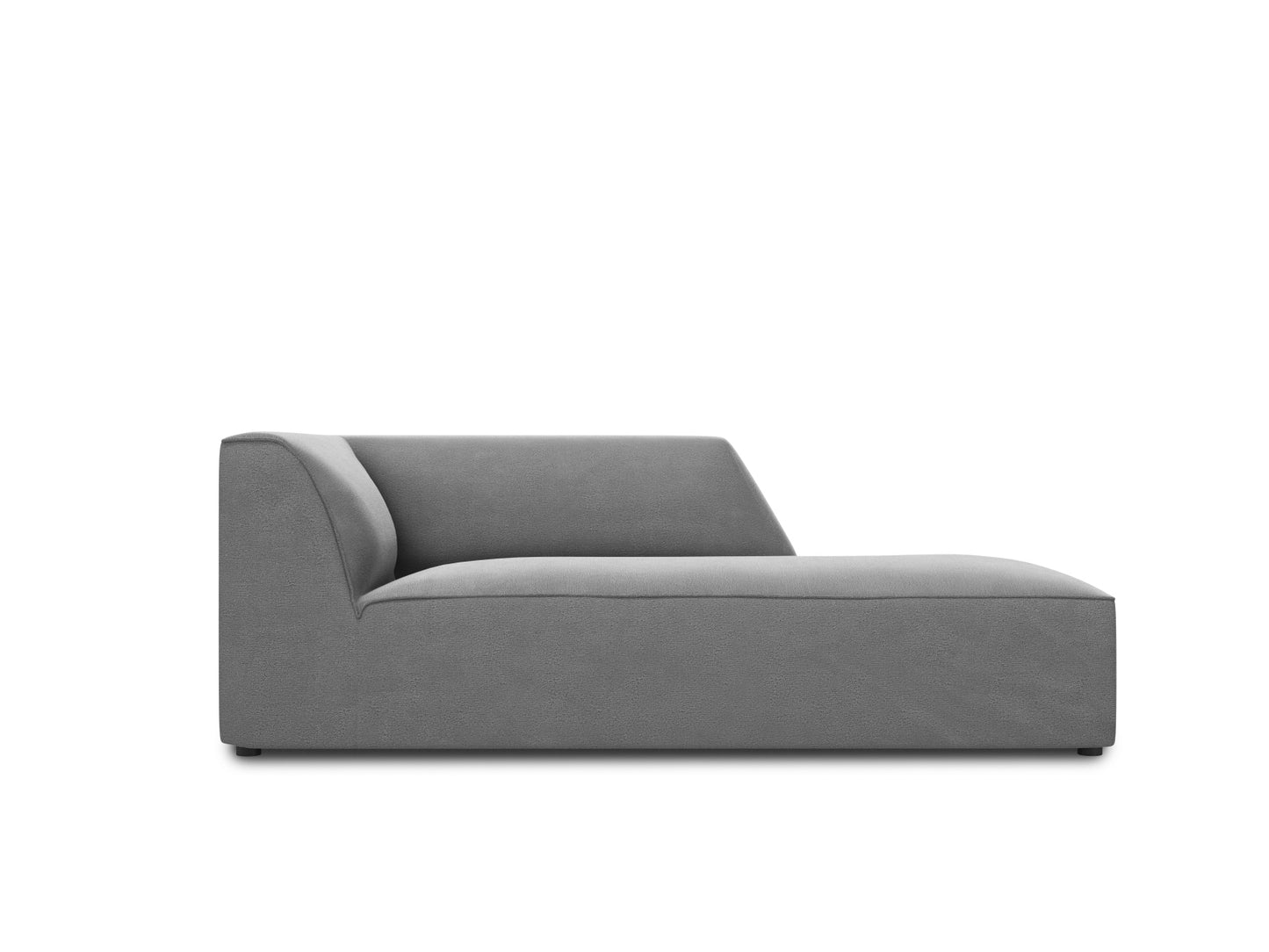 Ruby Chaise Longue, 93x180 cm — Grey / Right