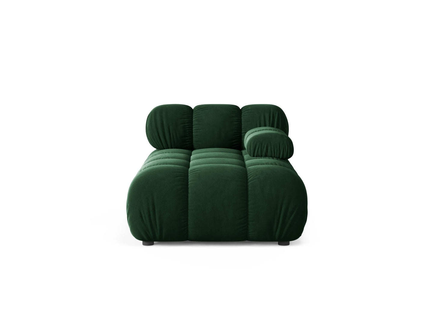 Bellis Chaise Longue, 94x155 cm — Bottle Green / Right