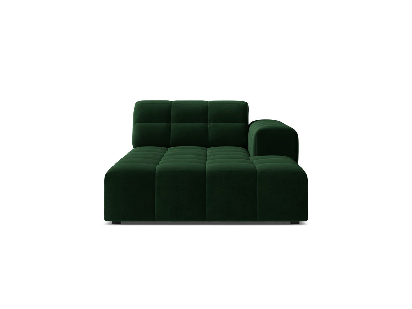 Jennifer Chaise Longue, 108x167 cm — Bottle Green / Right