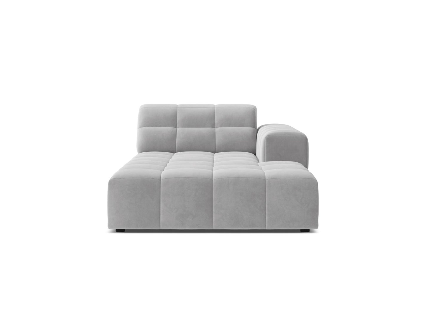 Jennifer Chaise Longue, 108x167 cm — Silver / Right