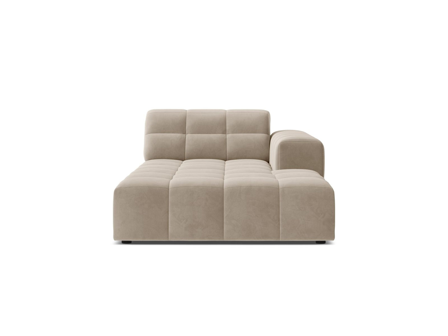 Jennifer Chaise Longue, 108x167 cm — Dark Beige / Right