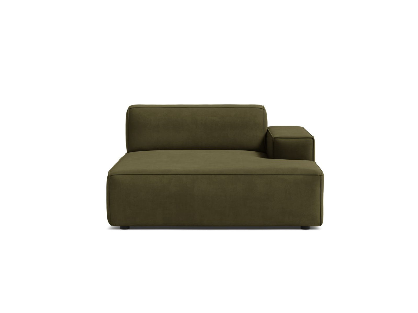 Jodie Chaise Longue, 102x162 cm — Green / Right