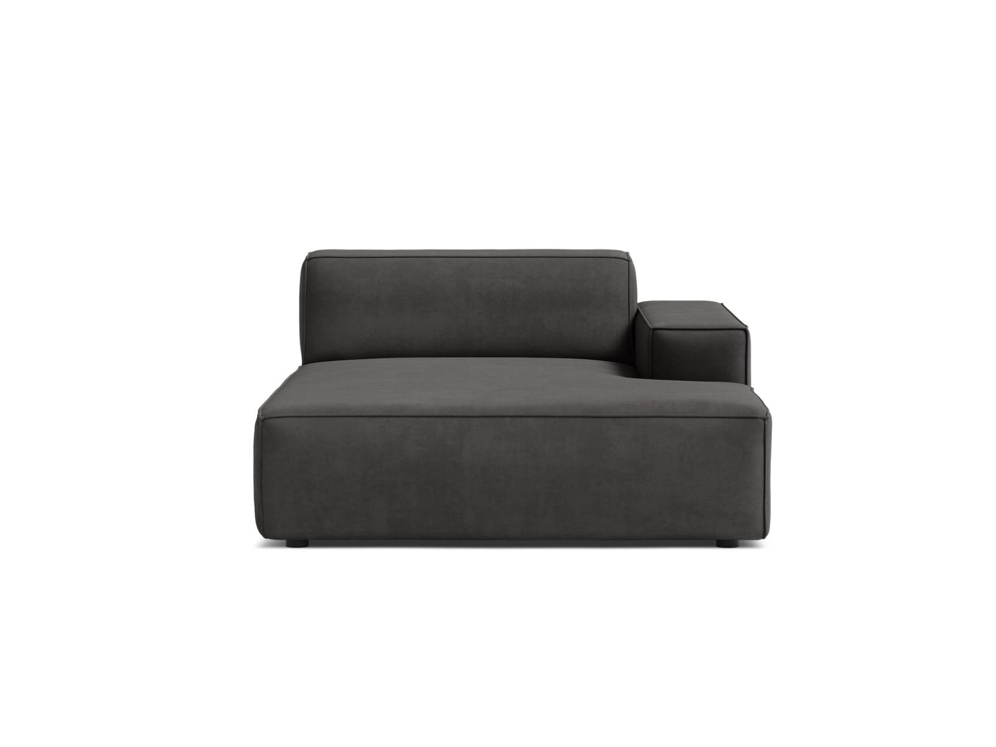 Jodie Chaise Longue, 102x162 cm — Grey / Right