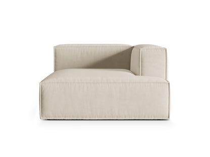 Nuria Chaise Longue, 127x147 cm — Beige / Right