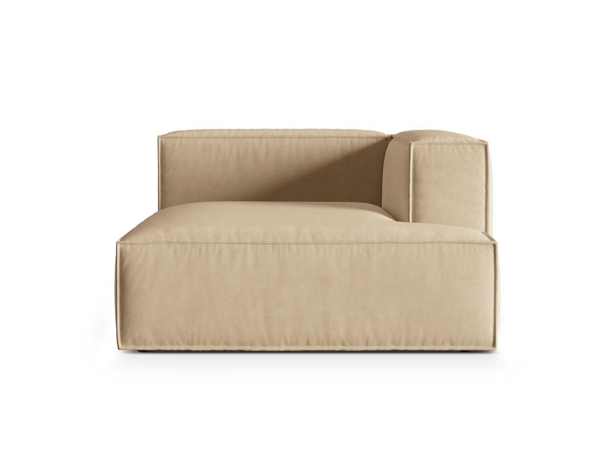 Nuria Chaise Longue, 127x147 cm — Nude / Right