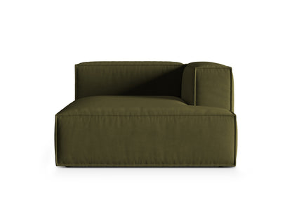 Nuria Chaise Longue, 127x147 cm — Moss Green Melange / Right