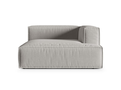 Nuria Modular Chaise Longue, 147x147 cm — Light Grey / Right