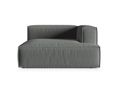 Nuria Modular Chaise Longue, 147x147 cm — Grey / Right