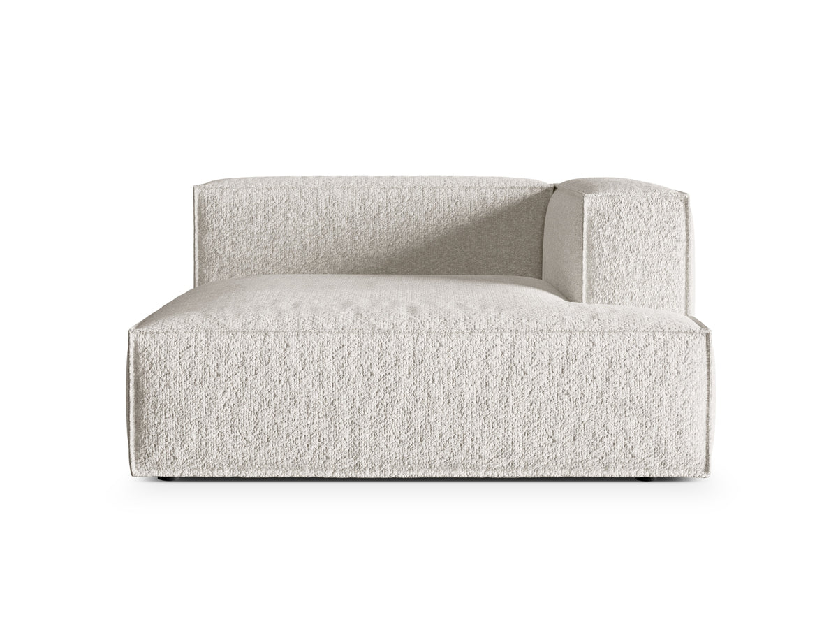 Nuria Modular Chaise Longue, 147x147 cm — Grey Beige Melange / Right