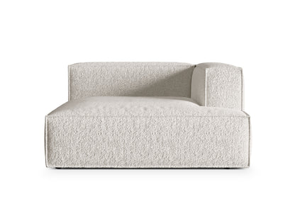 Nuria Modular Chaise Longue, 147x147 cm — Grey Beige Melange / Right