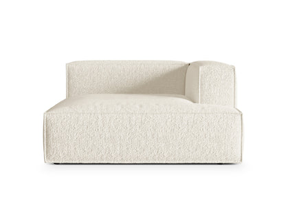 Nuria Modular Chaise Longue, 147x147 cm — Ivory / Right