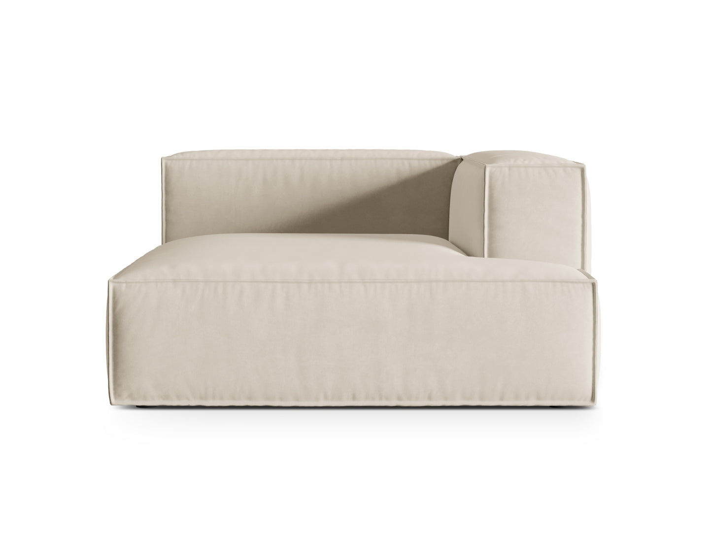 Nuria Chaise Longue, 147x147 cm — Beige / Right