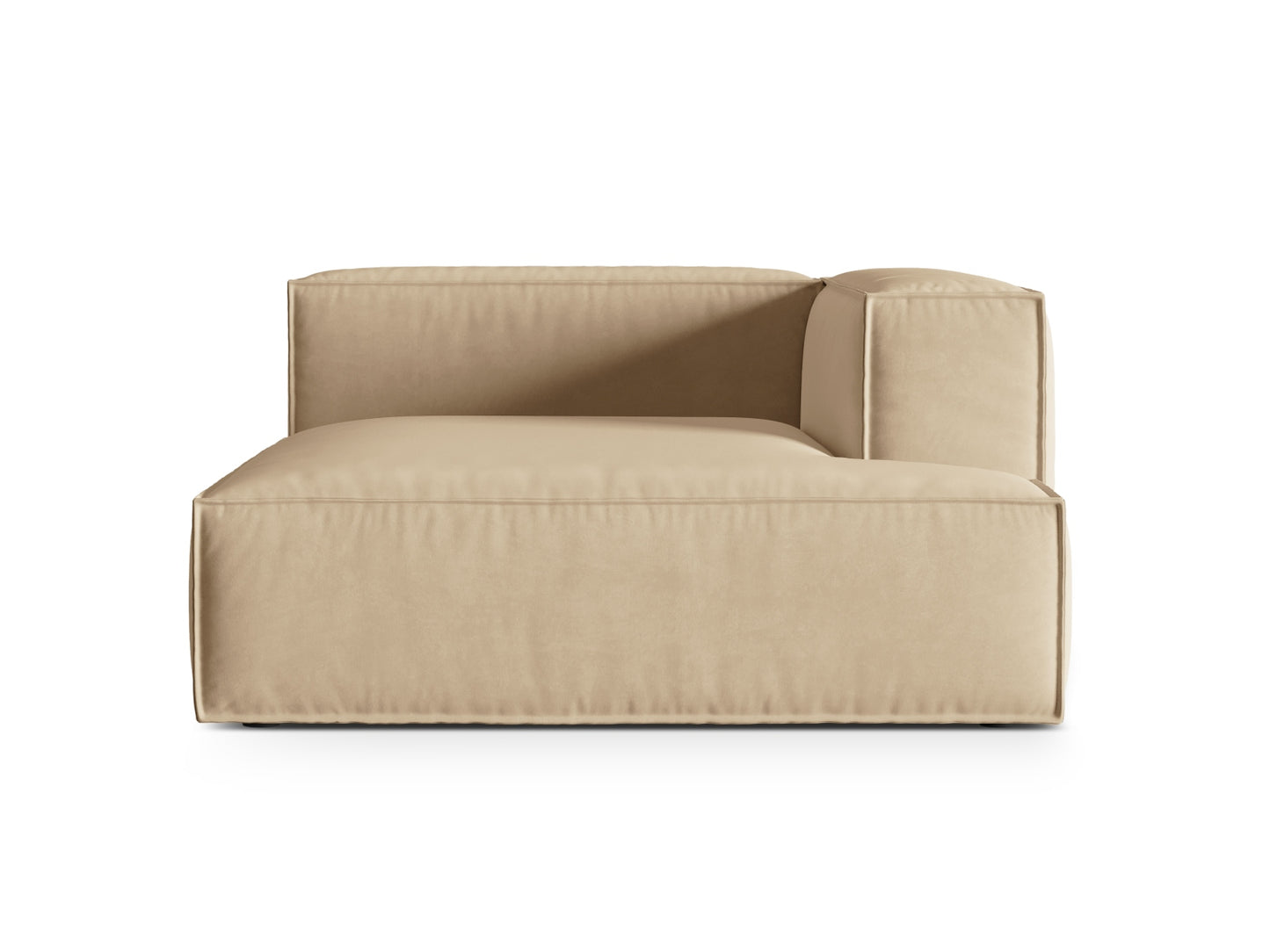 Nuria Chaise Longue, 147x147 cm — Nude / Right