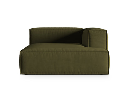 Nuria Chaise Longue, 147x147 cm — Moss Green Melange / Right